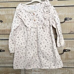 Carter's Cream Floral Kids Dress
